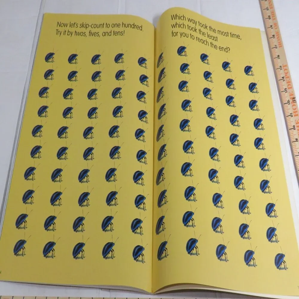 Skip Counting BIG BOOK (almost 2 feet tall) with teacher pages CLASSROOM SIZE